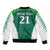 Personalised Polynesian Pride Cook Islands Rugby Sleeve Zip Bomber Jacket No1 LT9 - Polynesian Pride