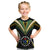 Personalised Polynesian Pride Cook Islands Kid T Shirt Tribal Wave Style LT9 Black - Polynesian Pride