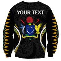 Personalised Polynesian Pride Cook Islands Sweatshirt Tribal Wave Style LT9 - Polynesian Pride