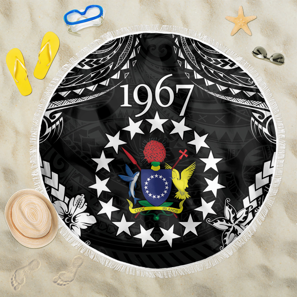 Cook Islands Ra o te Ui Ariki Est 1967 Beach Blanket