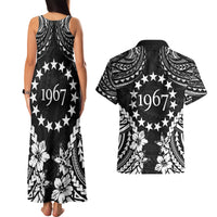 Cook Islands Ra o te Ui Ariki Est 1967 Couples Matching Tank Maxi Dress and Hawaiian Shirt