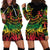 Cook Islands 15 Stars Hoodie Dress Kuki Airani Polynesian Tribal Wave Tattoo