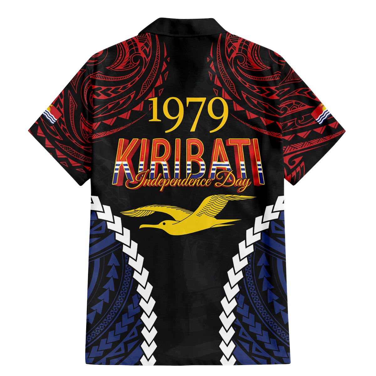 Kiribati 45th Anniversary Independence Day Family Matching Mermaid Dress and Hawaiian Shirt Since 1979