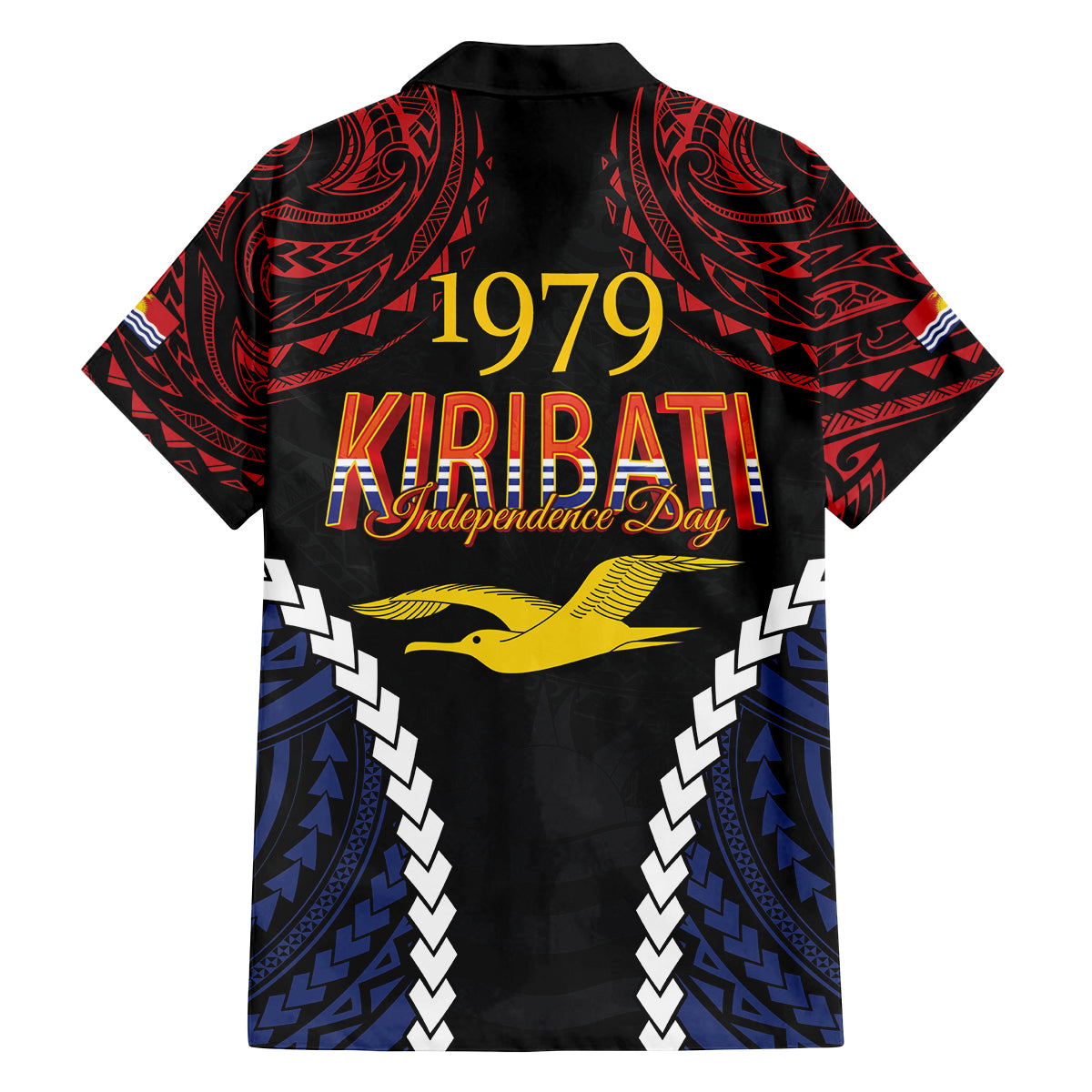 Kiribati 45th Anniversary Independence Day Family Matching Puletasi and Hawaiian Shirt Since 1979