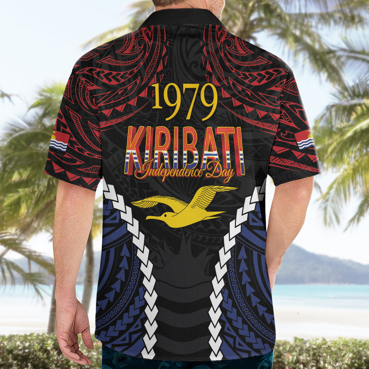 Kiribati 45th Anniversary Independence Day Hawaiian Shirt Since 1979