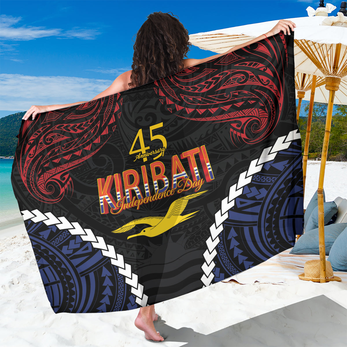 Kiribati 45th Anniversary Independence Day Sarong Since 1979