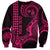 Custom King Kamehameha Day Hawaii Sweatshirt Paradise of the Pacific Tribal Kakau - Pink LT9 Unisex Pink - Polynesian Pride