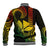 Custom King Kamehameha Day Hawaii Baseball Jacket Paradise of the Pacific Tribal Kakau - Reggae LT9 - Polynesian Pride