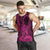 King Kamehameha Day Hawaii Men Tank Top Paradise of the Pacific Tribal Kakau with Kanaka Maoli - Pink LT9 - Polynesian Pride
