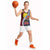 Flag of Kiribati Polynesian Pattern Basketball Jersey Est 1979 With Tropical Flowers - Polynesian Pride