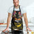 Kiribati Independence Day Personalised Apron Gold Frigatebird with Polynesian Pattern - Polynesian Pride