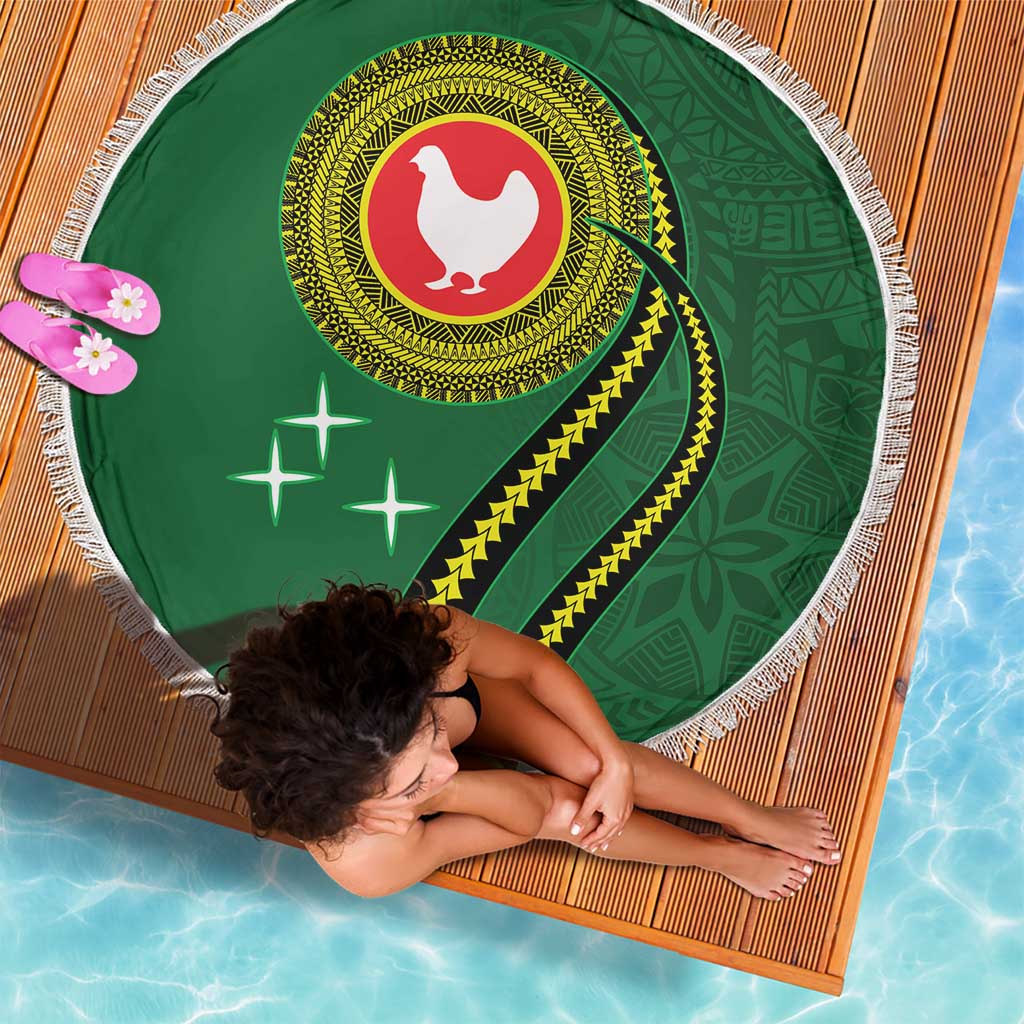 Manua Islands Polynesian Style Beach Blanket