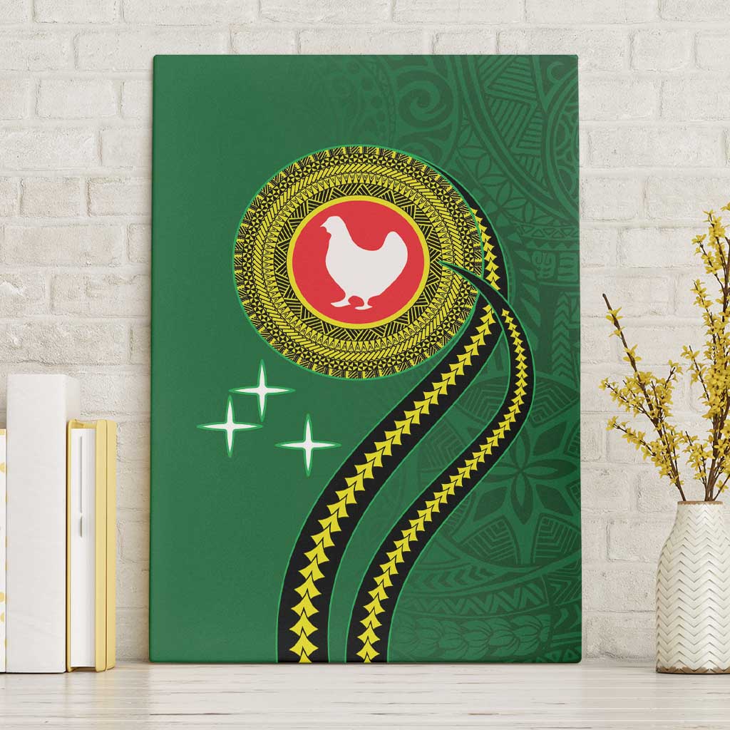 Manua Islands Polynesian Style Canvas Wall Art