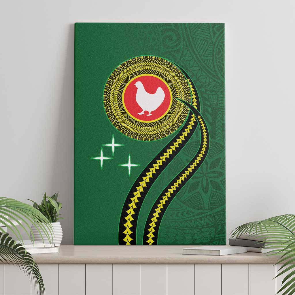 Manua Islands Polynesian Style Canvas Wall Art