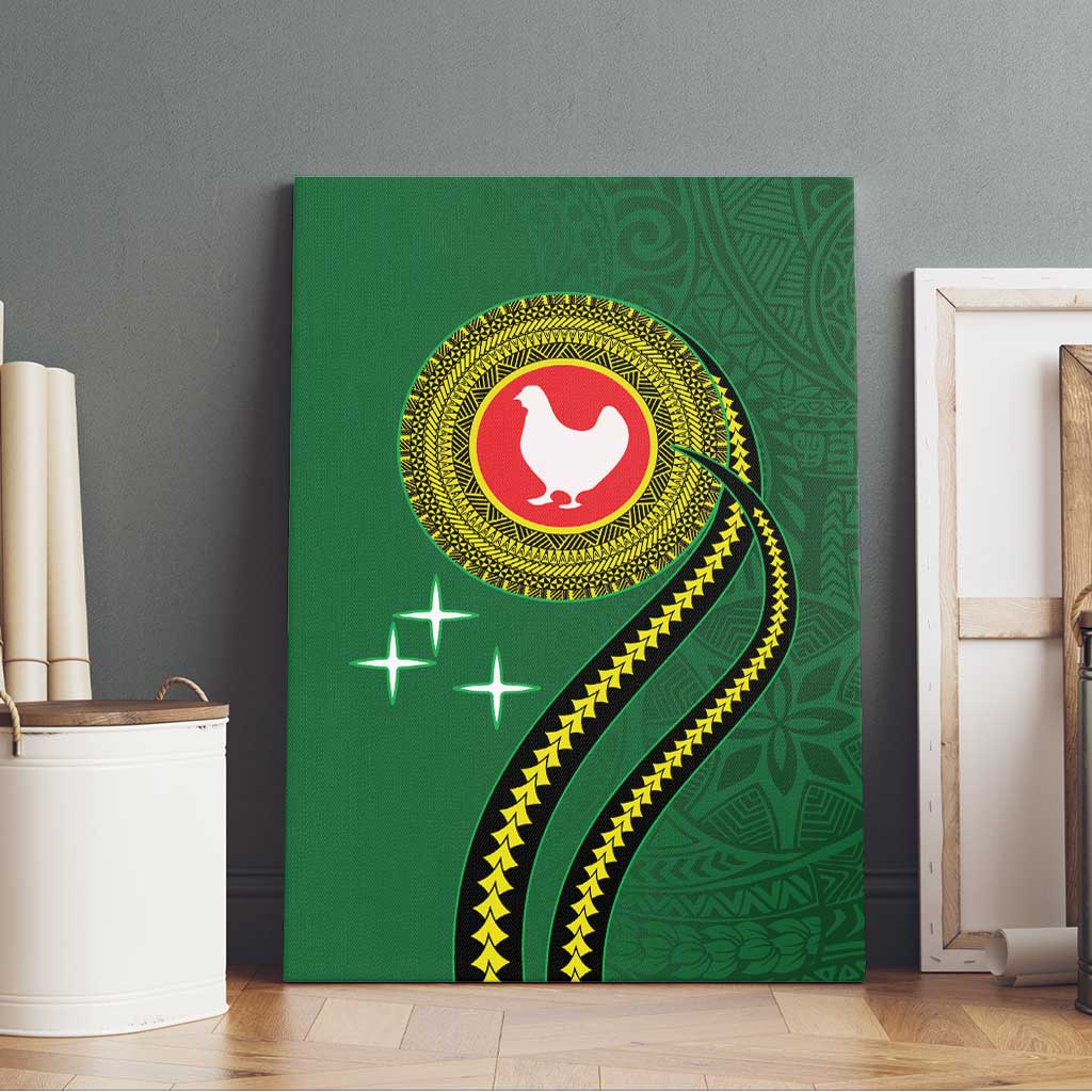 Manua Islands Polynesian Style Canvas Wall Art