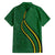 Manua Islands Polynesian Style Family Matching Off Shoulder Short Dress and Hawaiian Shirt