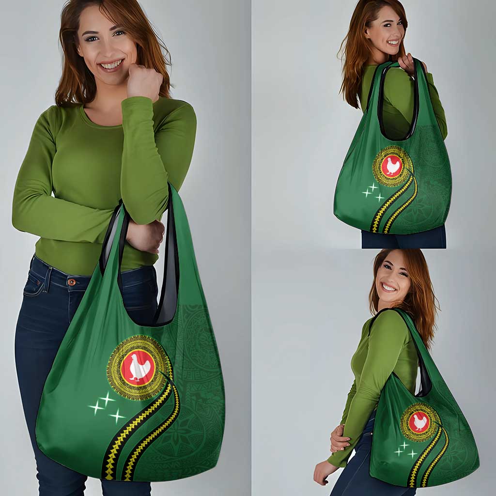 Manua Islands Polynesian Style Grocery Bag