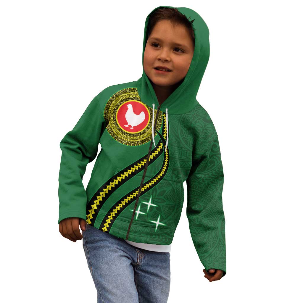 Manua Islands Polynesian Style Kid Hoodie
