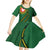 Manua Islands Polynesian Style Kid Short Sleeve Dress