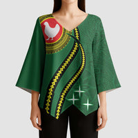 Manua Islands Polynesian Style Kimono Sleeve Blouse - Polynesian Pride