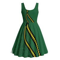 Manua Islands Polynesian Style Midi Dress - Polynesian Pride