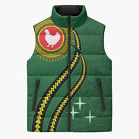 Manua Islands Polynesian Style Sleeveless Puffer Jacket - Polynesian Pride