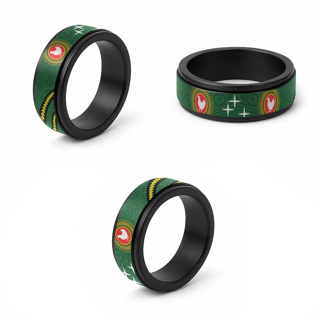 Manua Islands Polynesian Style Spinner Ring - Polynesian Pride