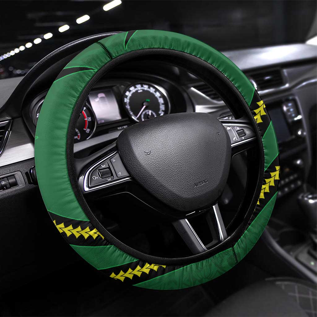 Manua Islands Polynesian Style Steering Wheel Cover
