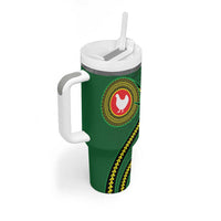 Manua Islands Polynesian Style Tumbler With Handle