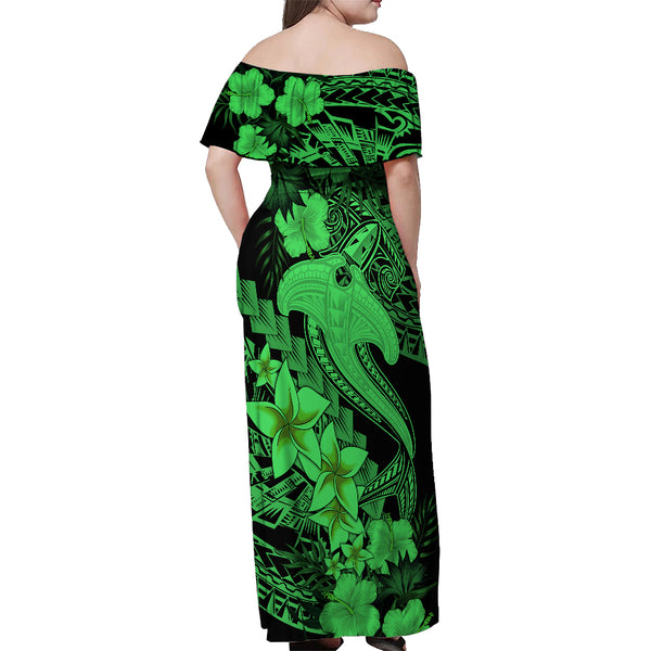 Aloha Hawaii Tank Maxi Dress Hammerhead Shark Tattoo Polynesian Summer - Pink LT9 main image 1