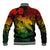 Aloha Hawaii Baseball Jacket Hammerhead Shark Tattoo Polynesian Summer - Reggae LT9 - Polynesian Pride