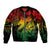 Aloha Hawaii Bomber Jacket Hammerhead Shark Tattoo Polynesian Summer - Reggae LT9 Unisex Reggae - Polynesian Pride