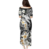 Aloha Hawaii Puletasi Hammerhead Shark Tattoo Polynesian Summer - White LT9 - Polynesian Pride