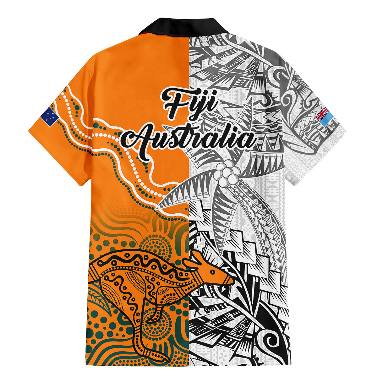 fiji-australia-rugby-family-matching-mermaid-dress-and-hawaiian-shirt-world-cup-2023-polynesia-tapa-mixed-indigenous-aboriginal