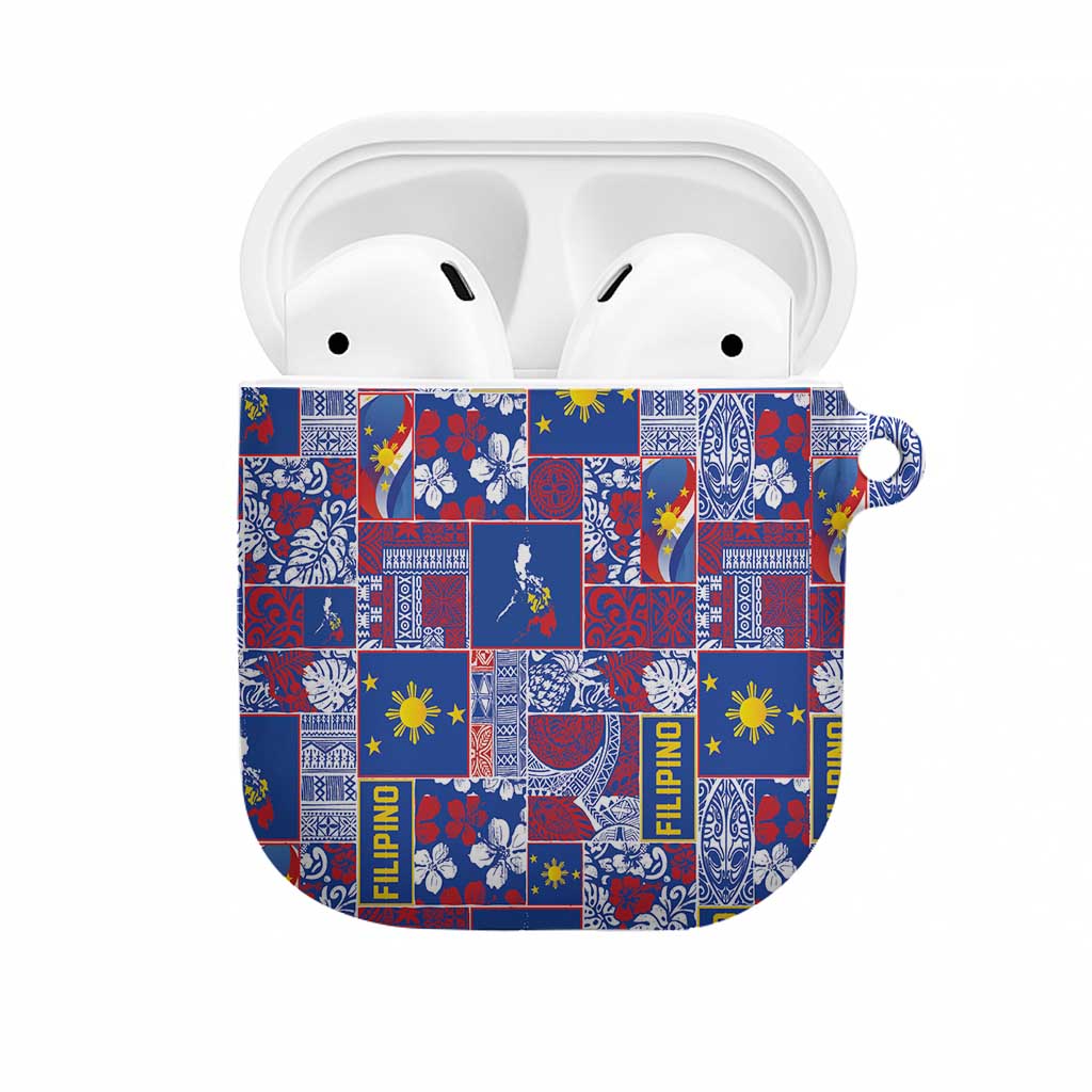 Filipino Maligayang Pasko AirPods Case Pacific Patchwork Xmas Vibes - Polynesian Pride