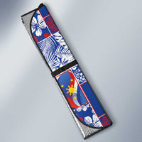 Filipino Maligayang Pasko Auto Sun Shade Pacific Patchwork Xmas Vibes - Polynesian Pride