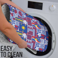 Filipino Maligayang Pasko Bathroom Set Pacific Patchwork Xmas Vibes - Polynesian Pride