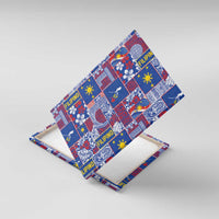 Filipino Maligayang Pasko Canvas Wall Art Pacific Patchwork Xmas Vibes - Polynesian Pride