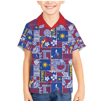 Filipino Maligayang Pasko Family Matching Mermaid Dress and Hawaiian Shirt Pacific Patchwork Xmas Vibes - Polynesian Pride