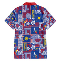 Filipino Maligayang Pasko Family Matching Short Sleeve Bodycon Dress and Hawaiian Shirt Pacific Patchwork Xmas Vibes - Polynesian Pride