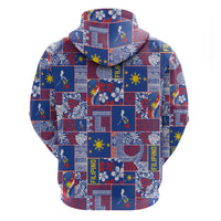 Filipino Maligayang Pasko Hoodie Pacific Patchwork Xmas Vibes - Polynesian Pride