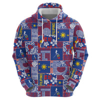 Filipino Maligayang Pasko Hoodie Pacific Patchwork Xmas Vibes - Polynesian Pride