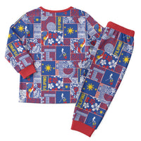 Filipino Maligayang Pasko Christmas Pajama Set Pacific Patchwork Xmas Vibes - Polynesian Pride