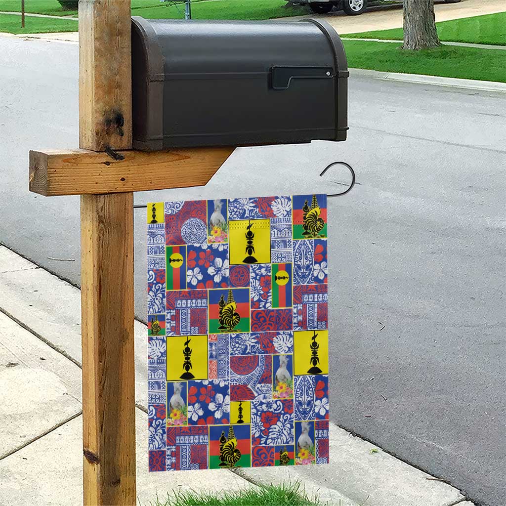 New Caledonia Joyeux Noel Garden Flag Pacific Patchwork Xmas Vibes - Polynesian Pride