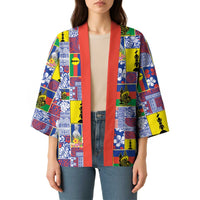 New Caledonia Joyeux Noel Kimono Pacific Patchwork Xmas Vibes - Polynesian Pride