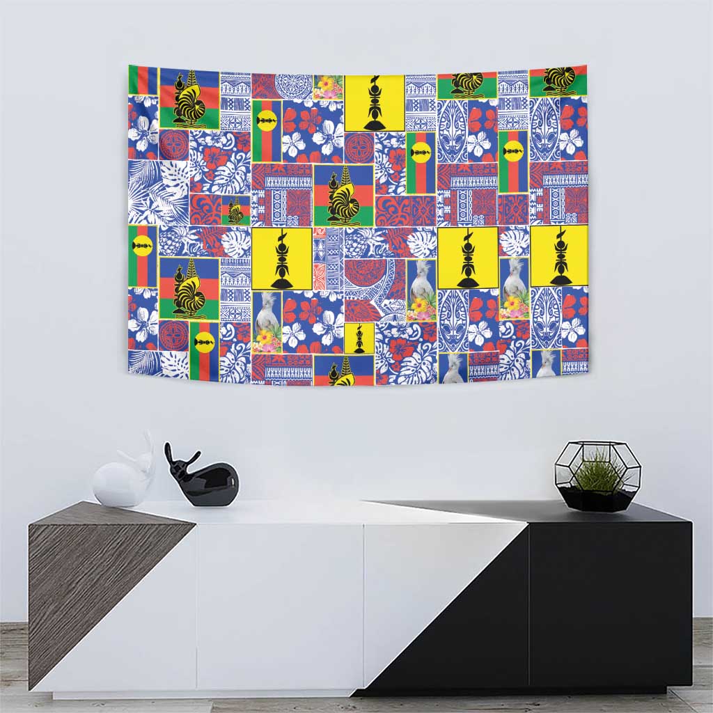 New Caledonia Joyeux Noel Tapestry Pacific Patchwork Xmas Vibes - Polynesian Pride