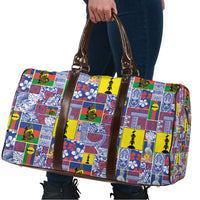 New Caledonia Joyeux Noel Travel Bag Pacific Patchwork Xmas Vibes - Polynesian Pride