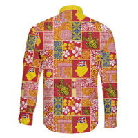 Niue Monuina e Kilisimasi Family Matching Short Sleeve Bodycon Dress and Hawaiian Shirt Pacific Patchwork Xmas Vibes - Polynesian Pride