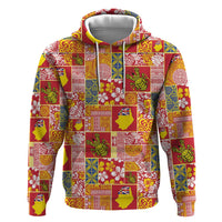 Niue Monuina e Kilisimasi Hoodie Pacific Patchwork Xmas Vibes - Polynesian Pride