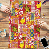 Niue Monuina e Kilisimasi Puzzle Pacific Patchwork Xmas Vibes - Polynesian Pride